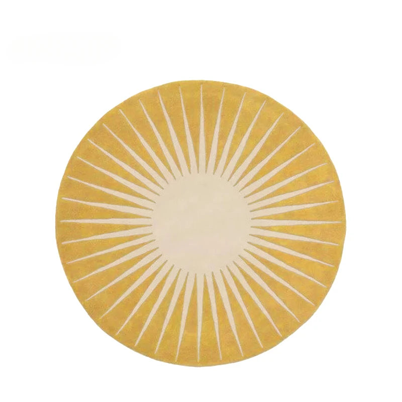 Round Fluffy Lounge Rug