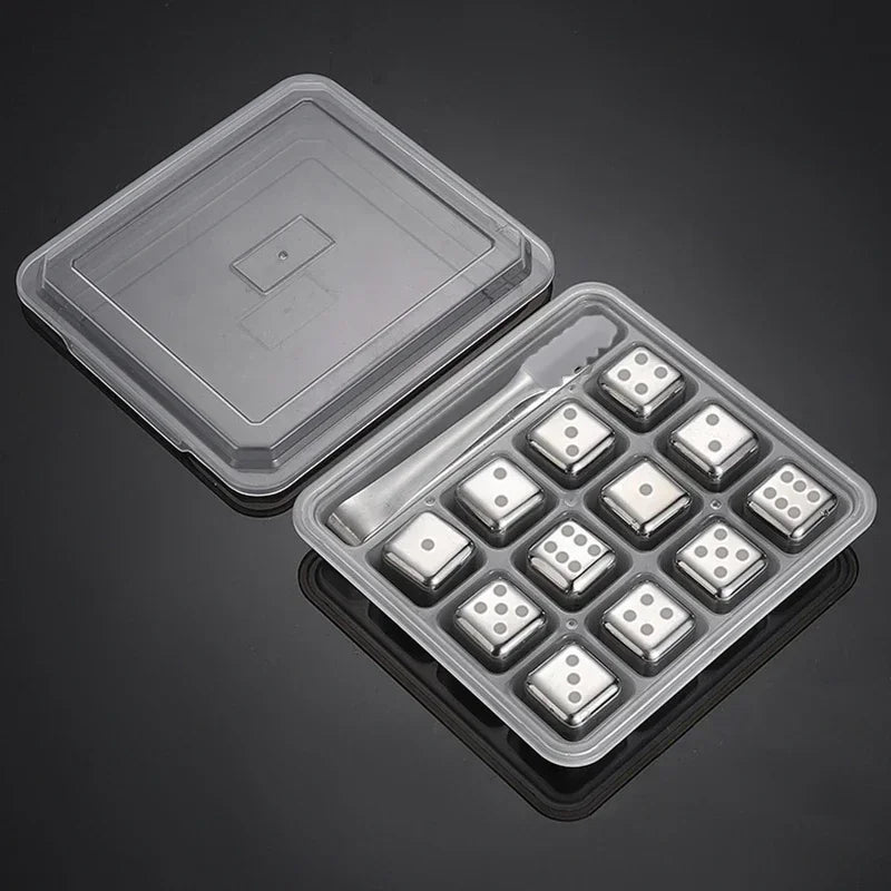 Reusable Stainless Whiskey Cubes
