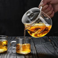 Borosilicate Glass Infuser Teapot