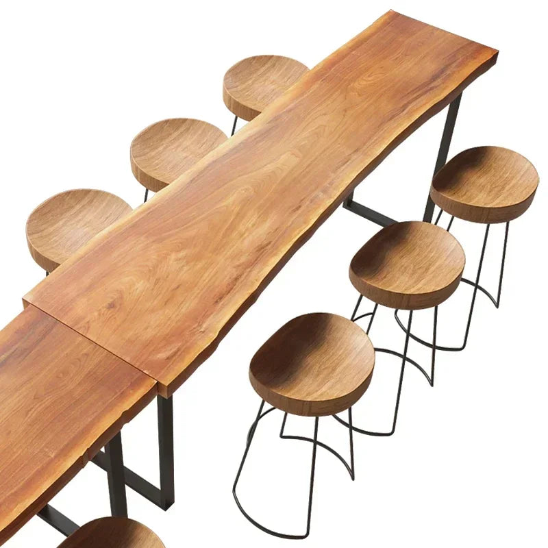 Solid Wood Bar Stool