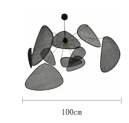 Woven Bamboo E27 Chandelier