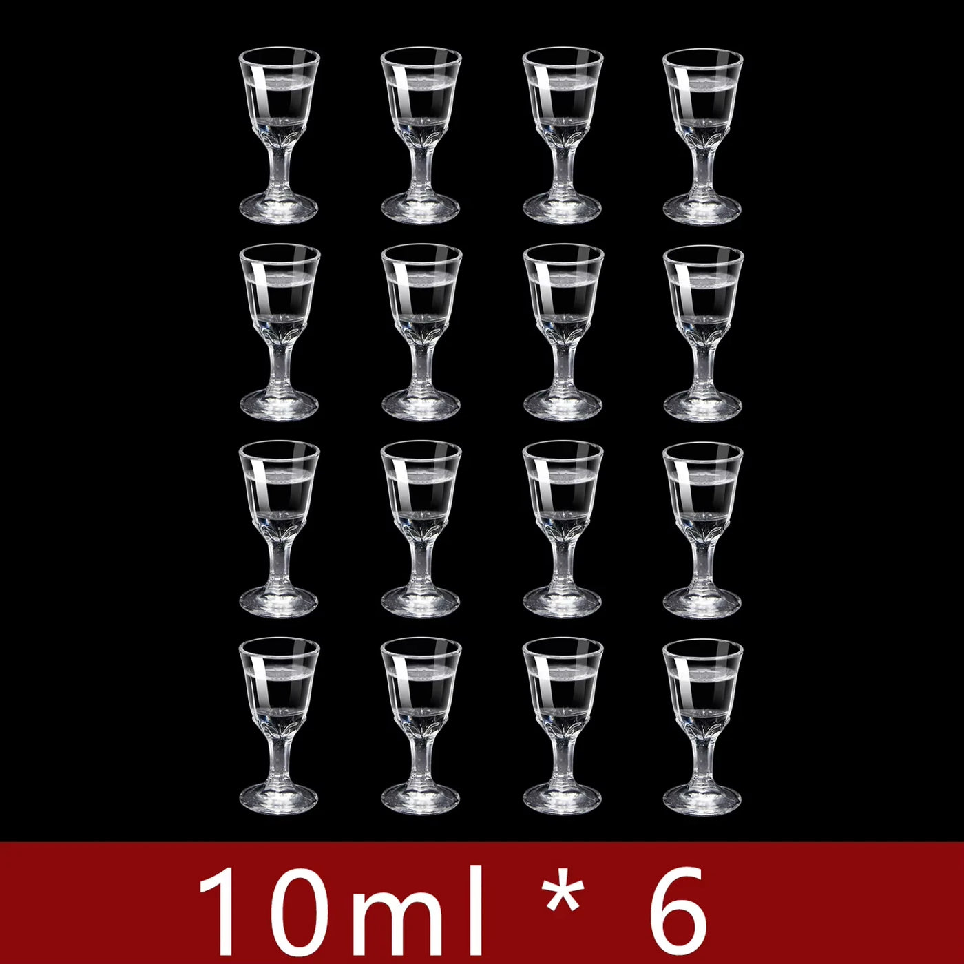 Mini Footed Shot Glasses