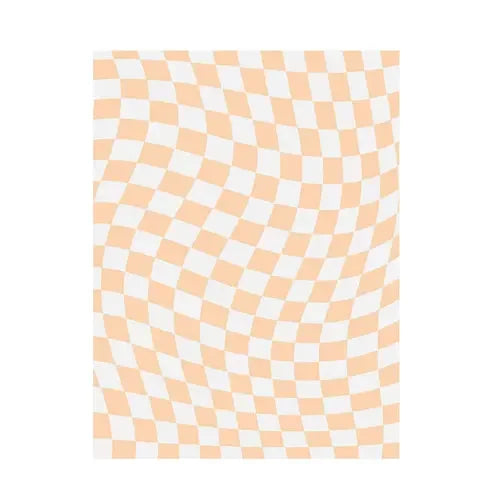 Retro Checkerboard Plush Rug