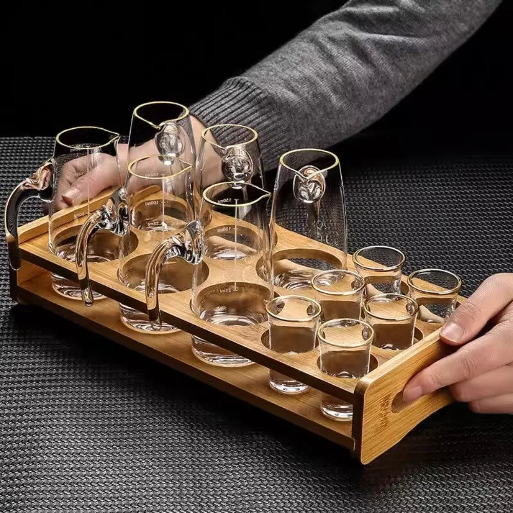 Gold Foil Shot Glasses