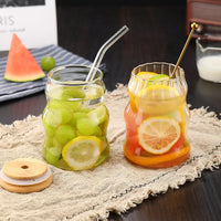 Bamboo Lid Glass Tumblers