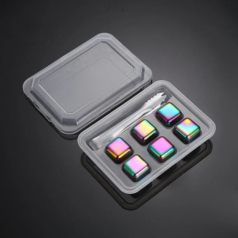 Reusable Stainless Whiskey Cubes