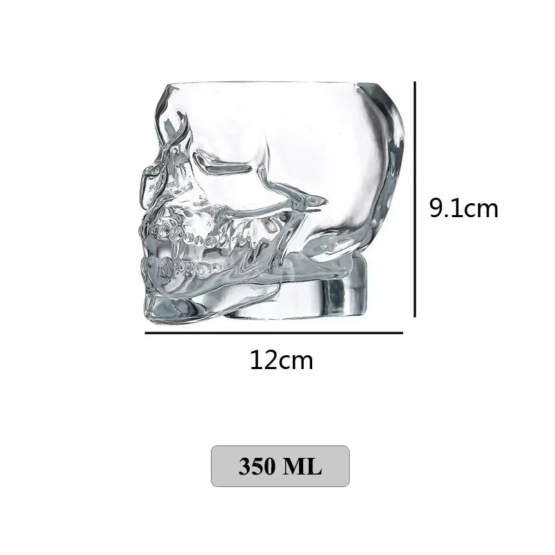 Skull Shaped Whiskey Glass