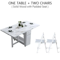 Folding Dining Table Set