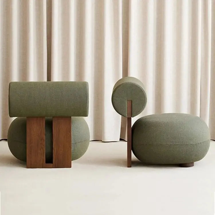 Nordic Solid Wood Armchair