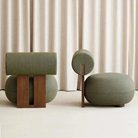 Nordic Solid Wood Armchair