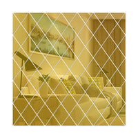 Geometric Triangle Mirror Stickers