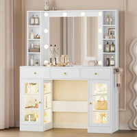 LED Glass Top Vanity