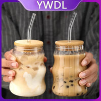Bamboo Lid Glass Tumblers