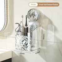 Suction Glacier Bathroom Basket