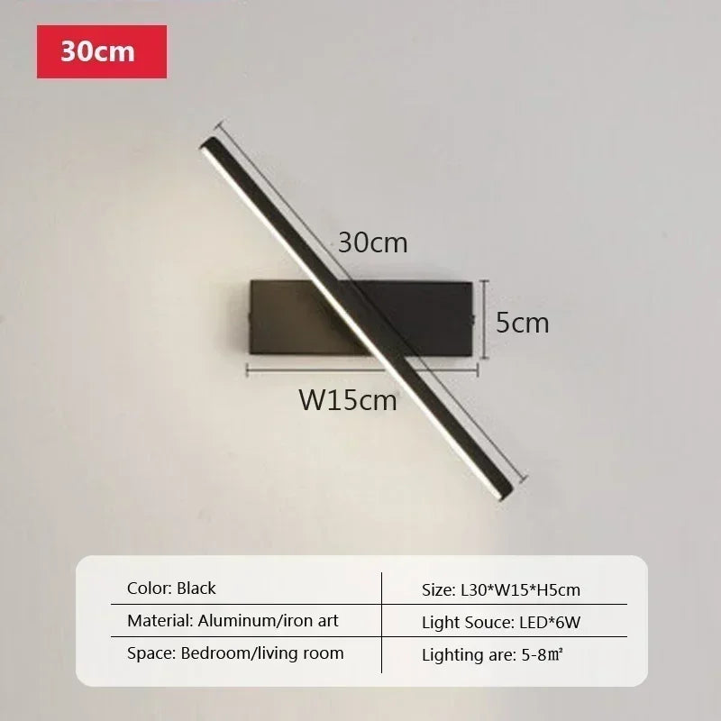 Rotatable LED Mirror Light