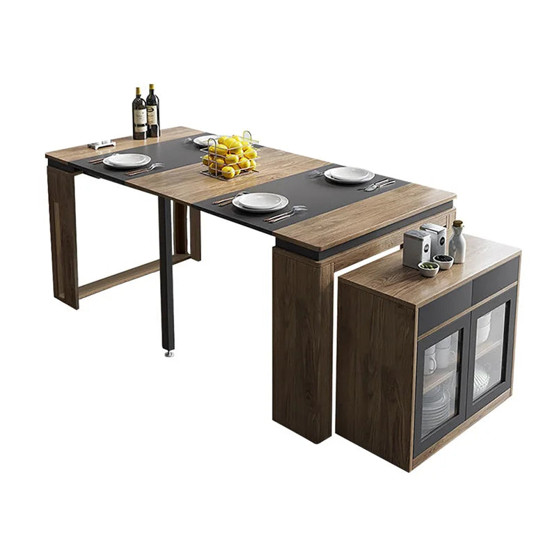 Extendable Storage Dining Table
