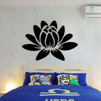 Lotus Acrylic Mirror Sticker