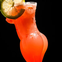 Female Silhouette Cocktail Glass