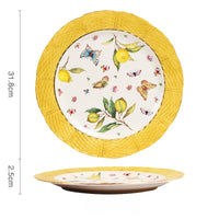 Lemon Pattern Ceramic Dinnerware