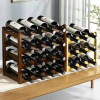 Modular Wooden Wine Rack