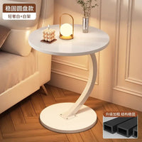 Round Space-Saving Coffee Table