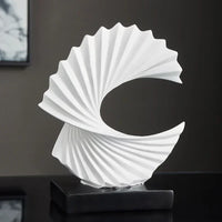 Golden Abstract Decor Sculpture