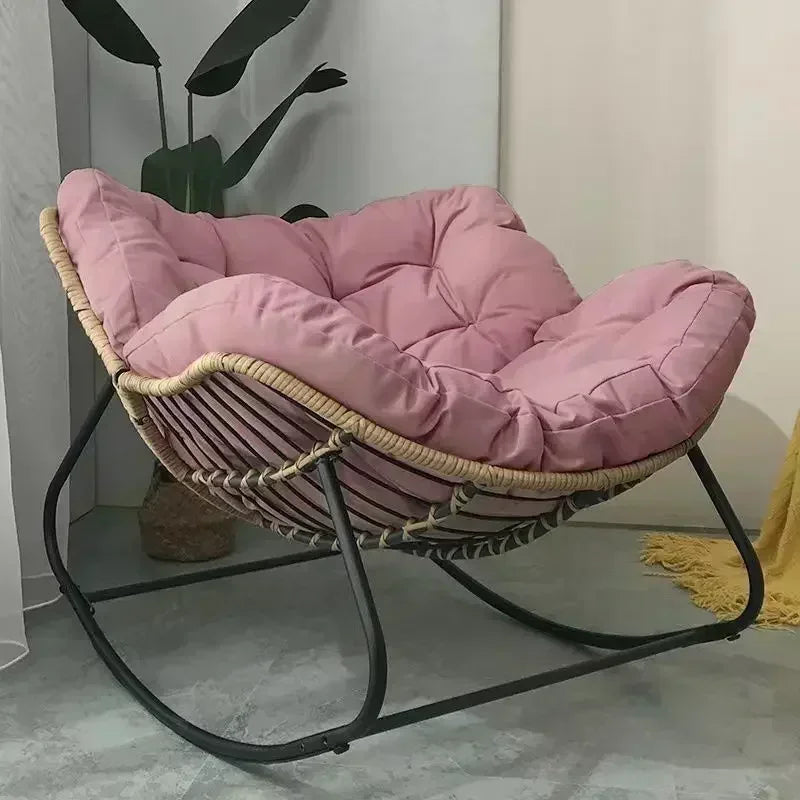 Rattan Bird Nest Rocker