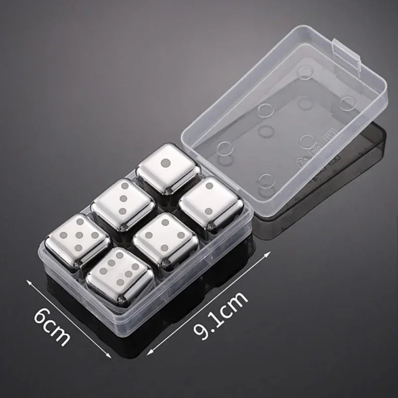 Reusable Stainless Whiskey Cubes
