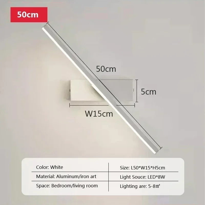 Rotatable LED Mirror Light