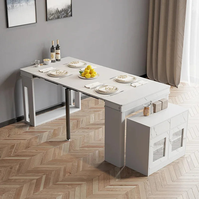 Extendable Storage Dining Table