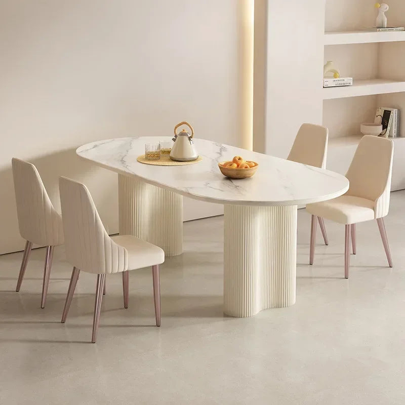 Oval Sintered Dining Set