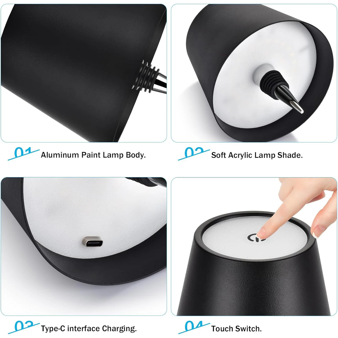 Dimmable Bottle Table Lamp