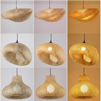 Handwoven Bamboo Pendant Light