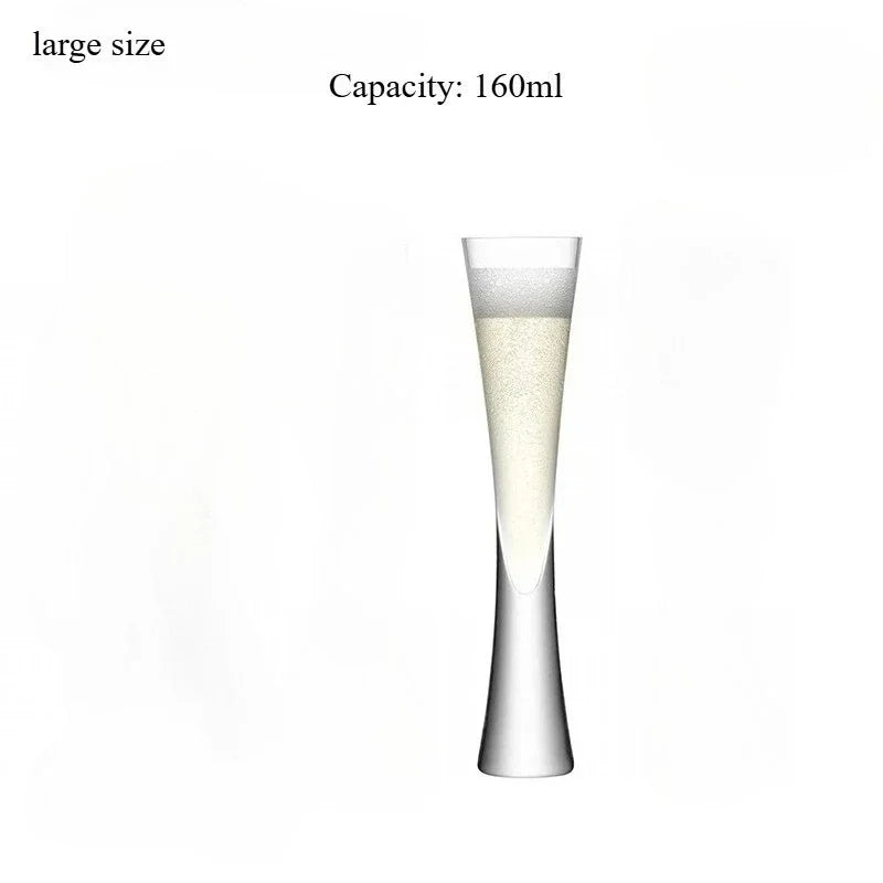 Glitter Champagne Flute Glasses
