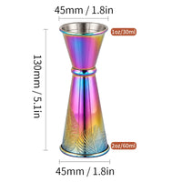 Double Shot Steel Jigger