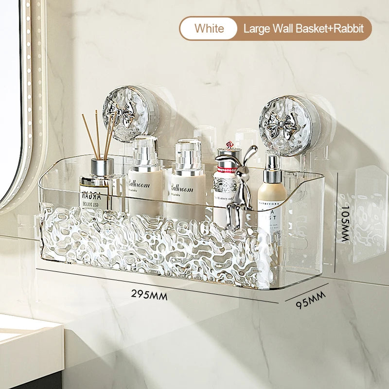 Suction Glacier Bathroom Basket