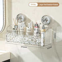 Suction Glacier Bathroom Basket