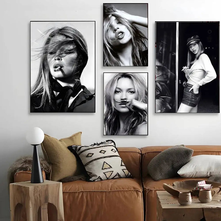 Monochrome Fashion Poster Prints
