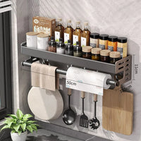 No-Drill Aluminum Kitchen Rack