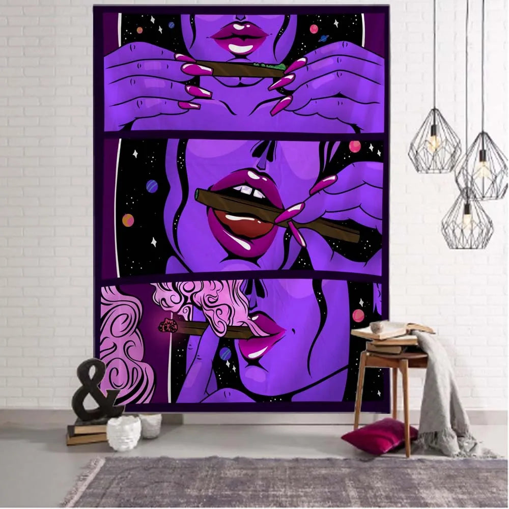 Psychedelic Boho Wall Tapestry