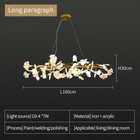Ginkgo Ceramic LED Chandelier
