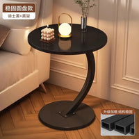 Round Space-Saving Coffee Table